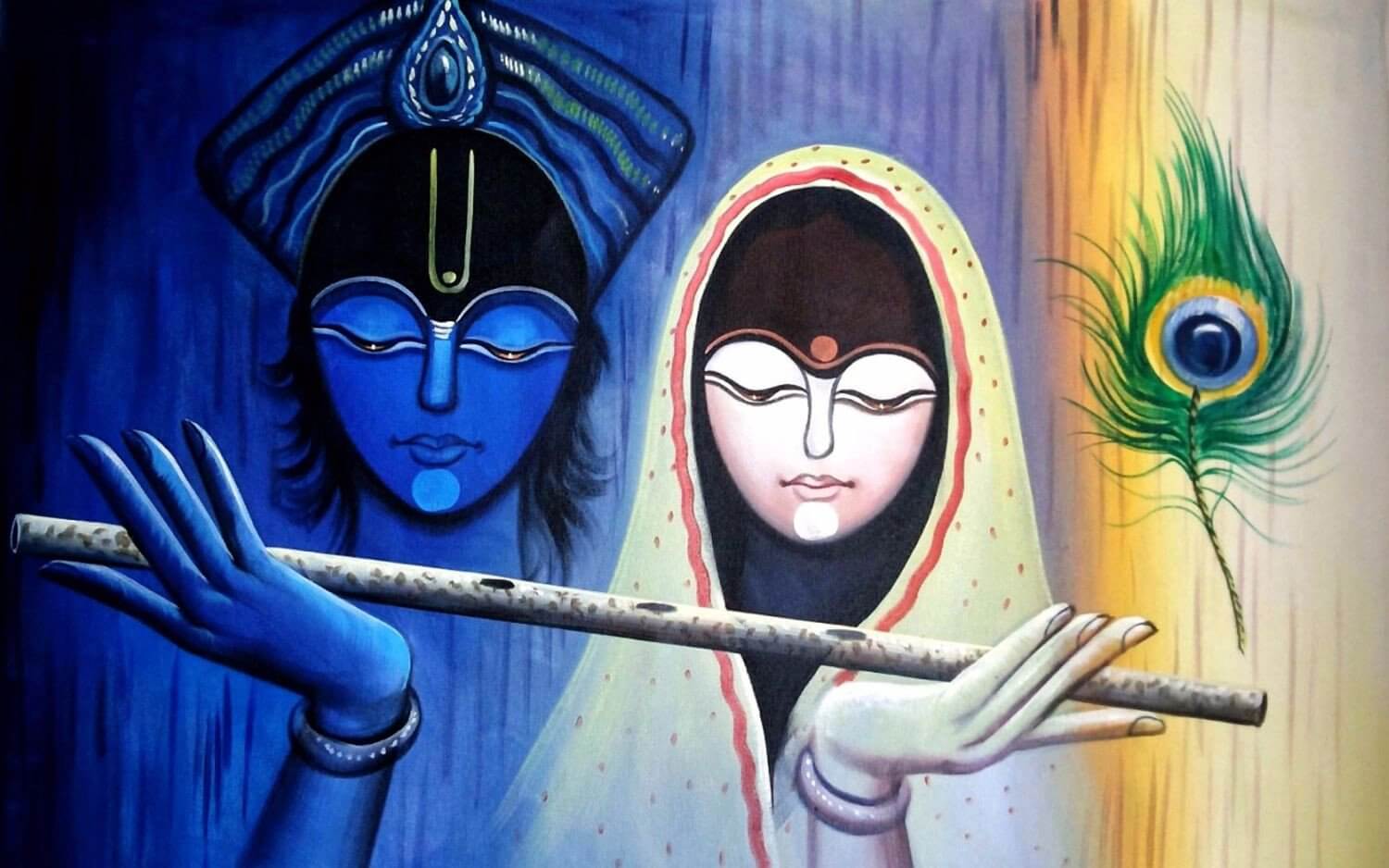 Unconditional love of Krishna Radha - A Small Story.